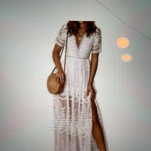 Mermaids closet woman’s v-neck boho dress xl